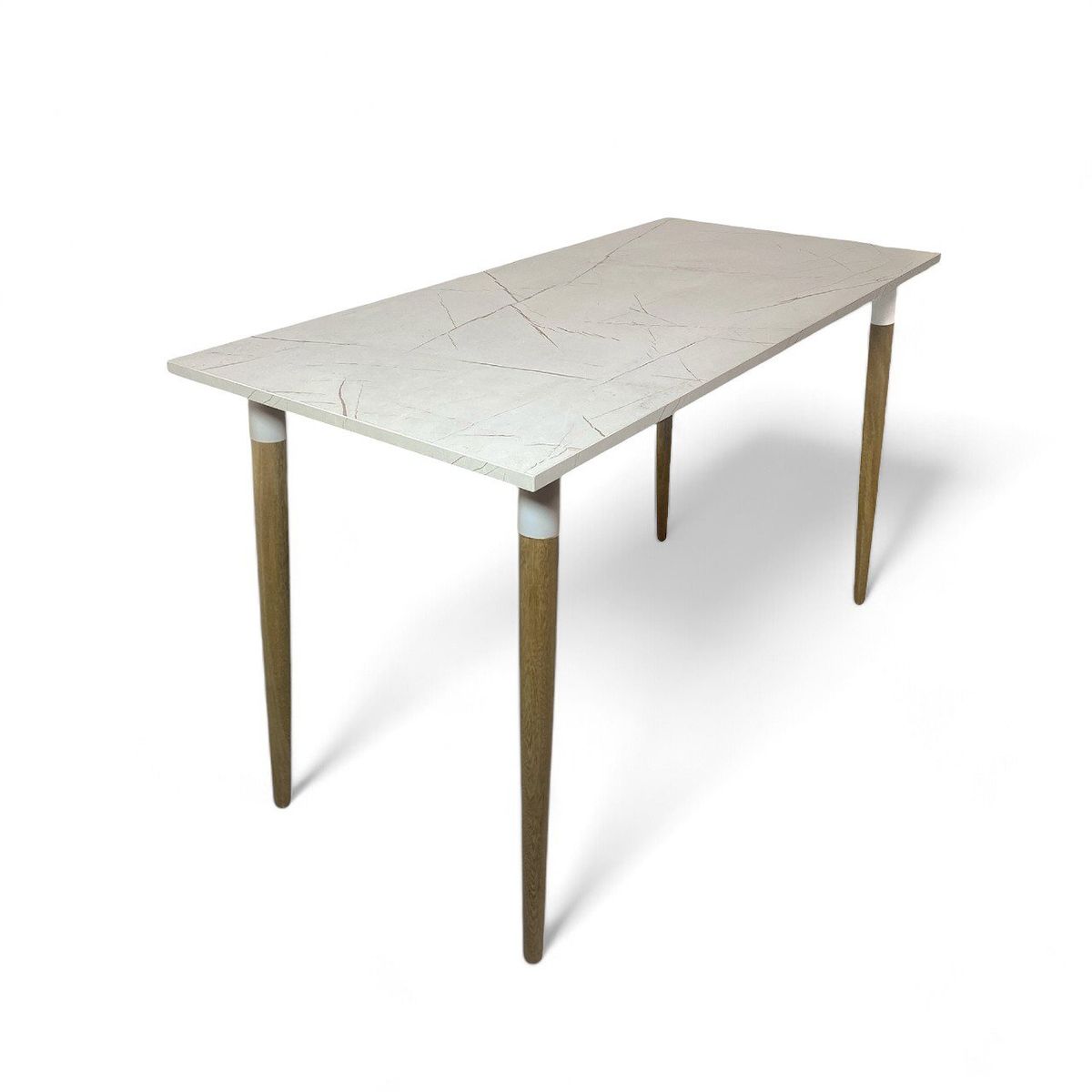 EKONOMODO COLOMBIA - COMEDOR HABY + 4 SILLAS EAMES BOTONES BLANCA
