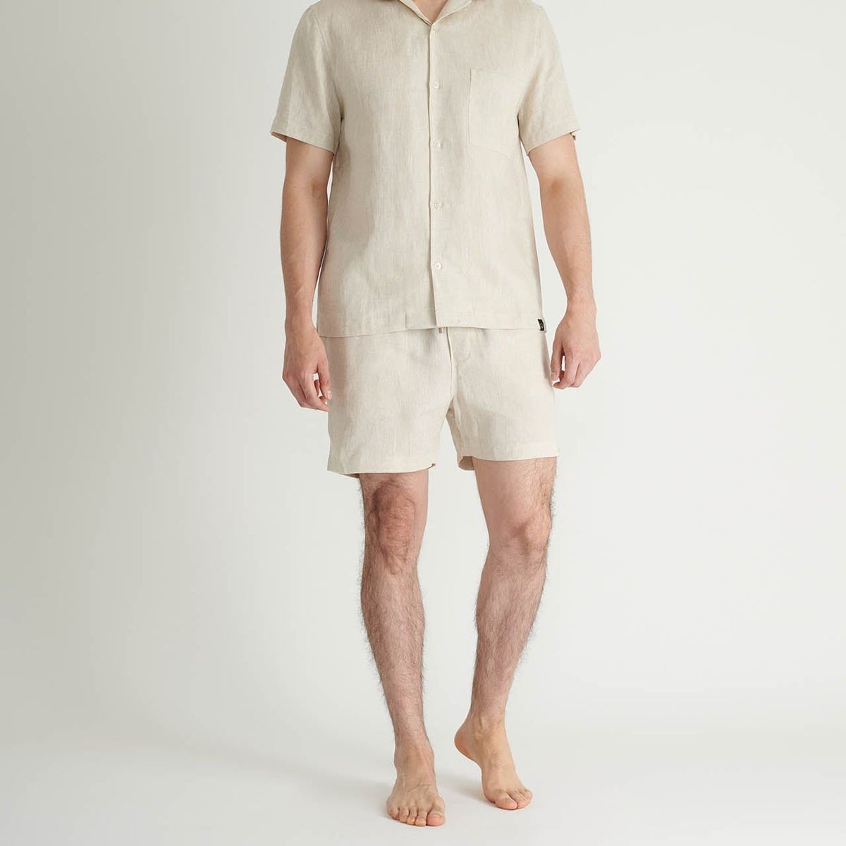 NO DRAMA - Camisa soler NO DRAMA Beige MNHCSOLERAREN