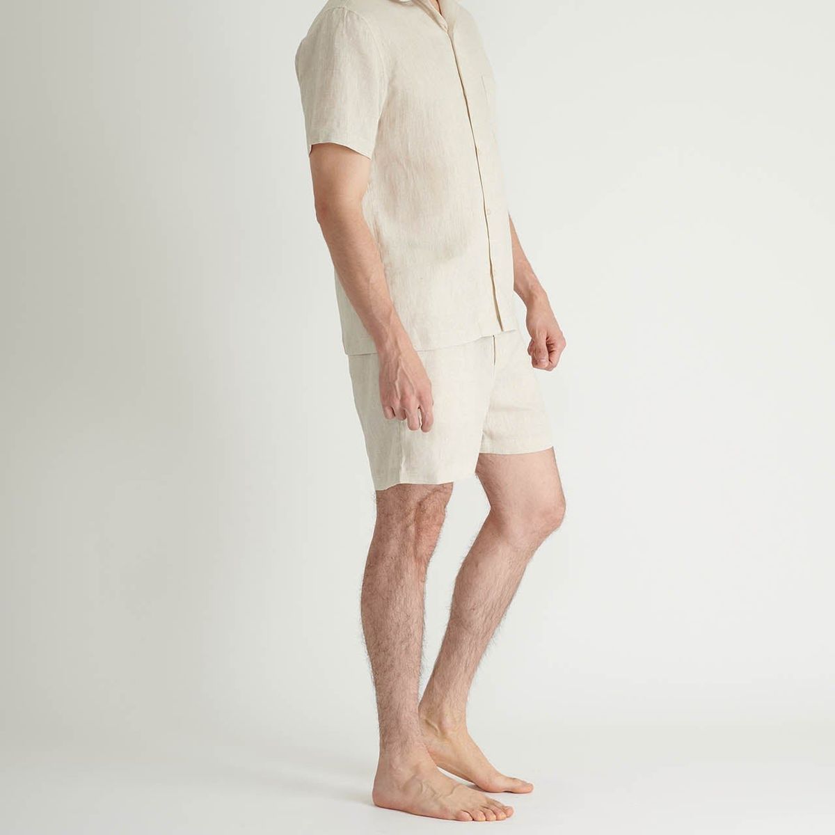 NO DRAMA - Camisa soler NO DRAMA Beige MNHCSOLERAREN