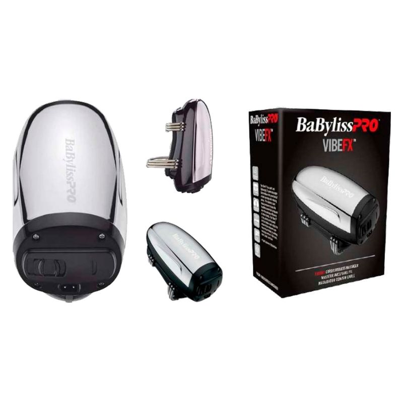BABYLISS - Masajeador Para Barbero Vibefx Silver