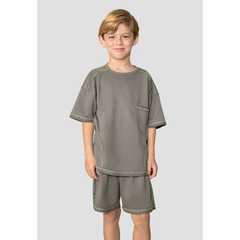 MARKETING PERSONAL - Conjunto Infantil Masculino Gris Mp 105724