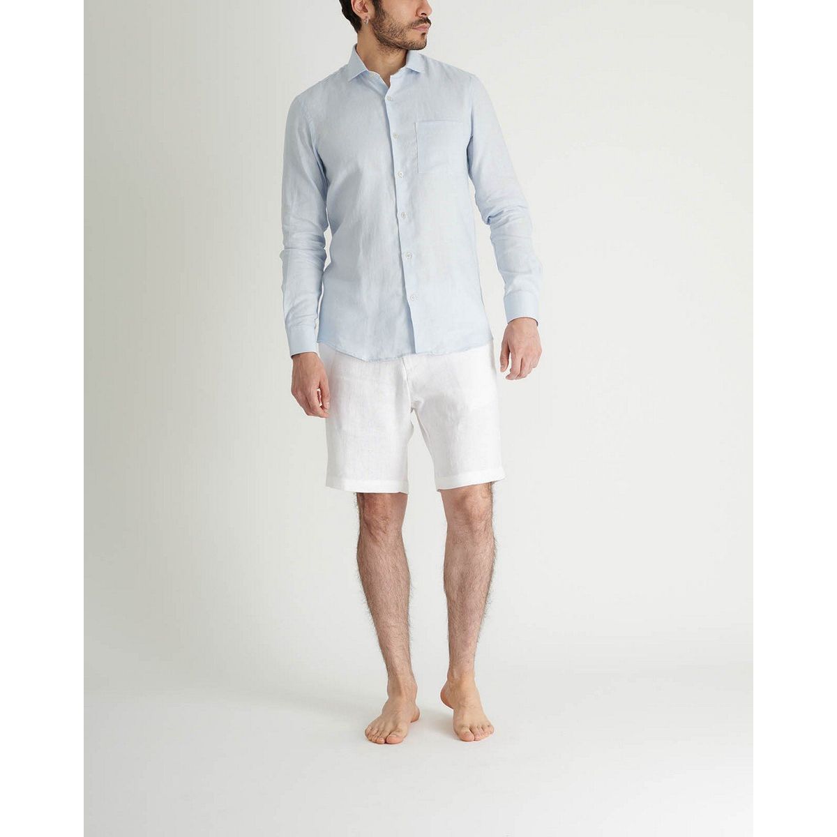 VOIE - Camisa manga larga VOIE Azul MVHCLOMBOCBBLUE