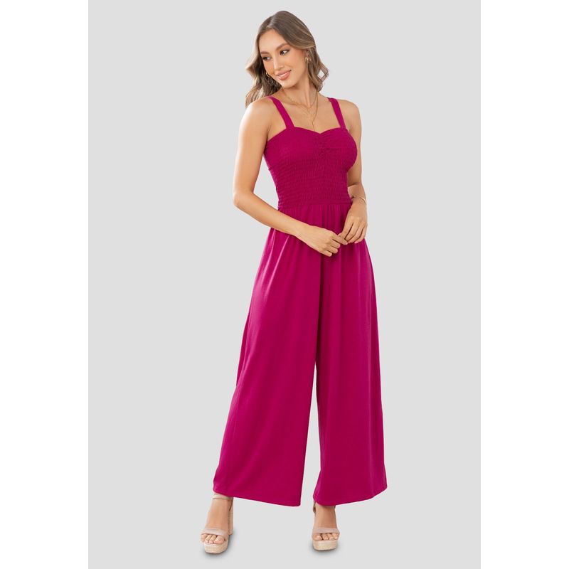 MARKETING PERSONAL - Enterizo Largo Mujer Fucsia Mp 1064