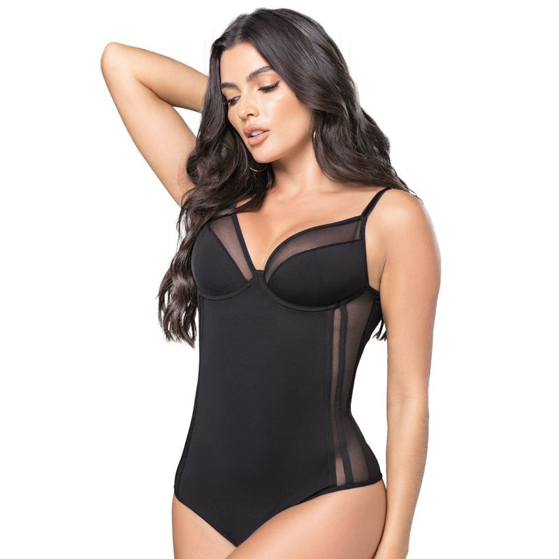 FORMAS INTIMAS - Body Mujer Negro Fi 2651
