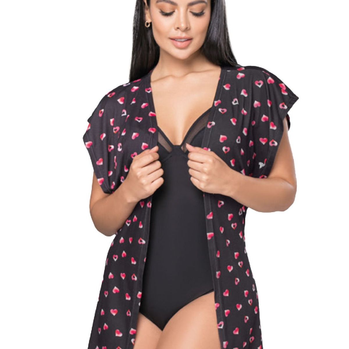 FORMAS INTIMAS - Kimono Mujer Multicolor Fi 3006