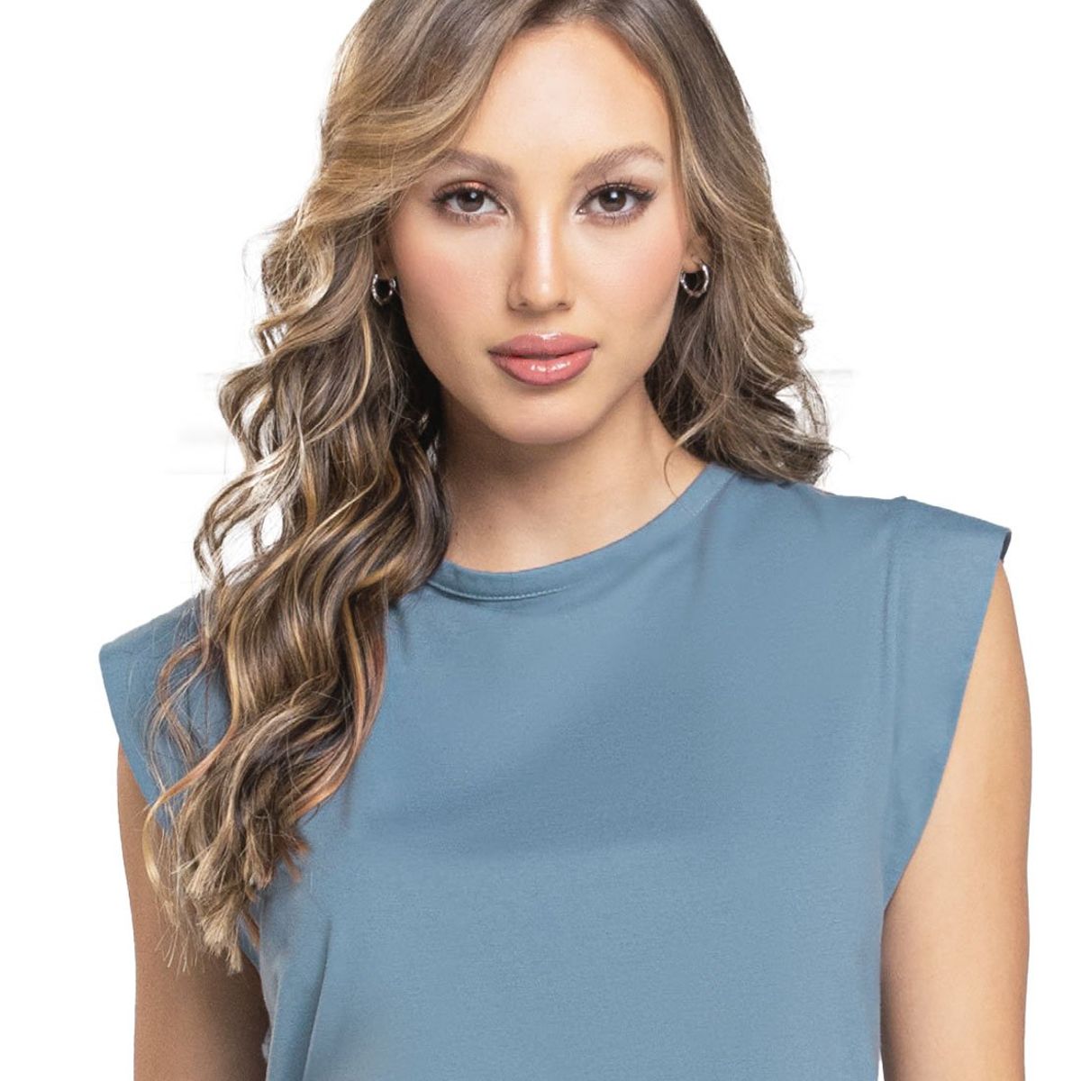 FORMAS INTIMAS - Camiseta Mujer Azul Fi 100893