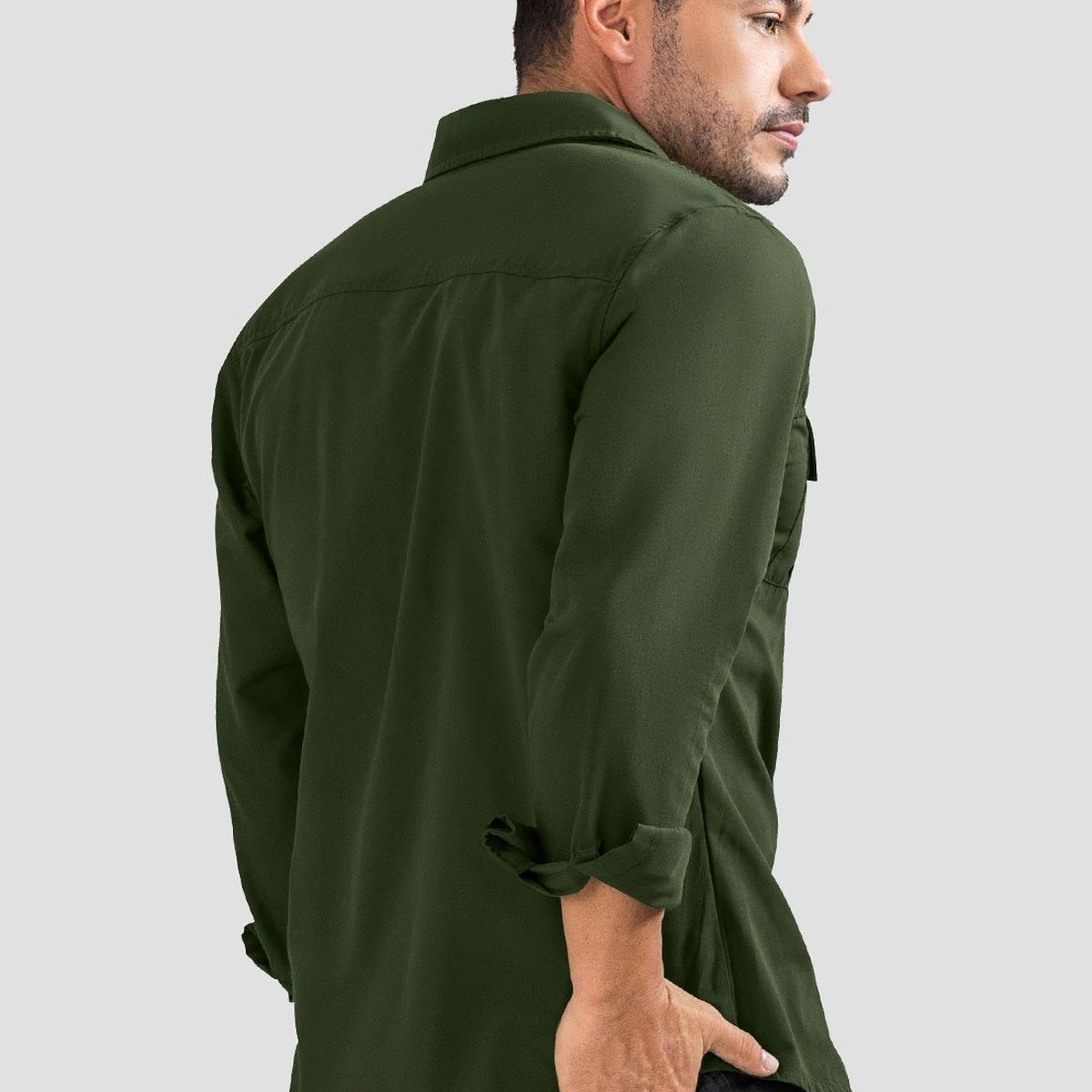 MARKETING PERSONAL - Camisa Hombre Verde Mp 104974