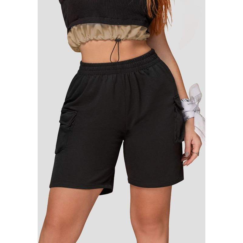 ATYPICAL - Bermuda Short Mujer Negro Atypical 104497
