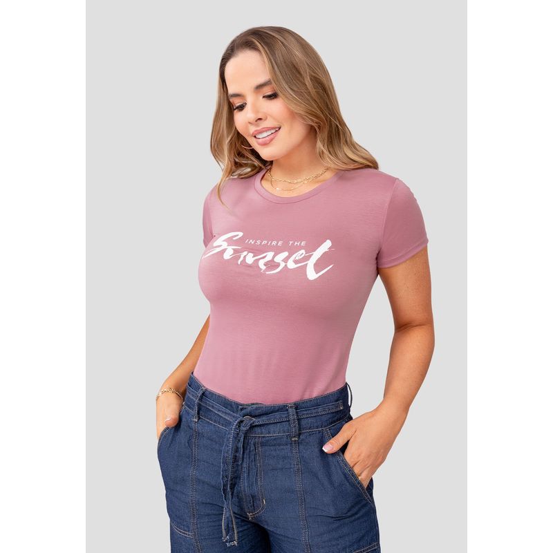 MARKETING PERSONAL - Camiseta Mujer Rosa Mp 105059