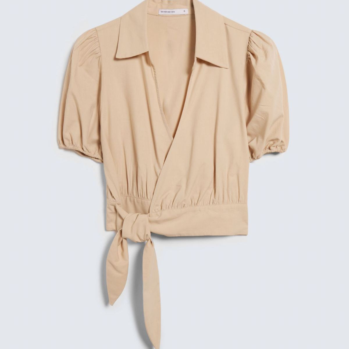 SEVEN SEVEN - Blusa Para Mujer Manga Corta Color Beige Marca Seven Seven #28123945