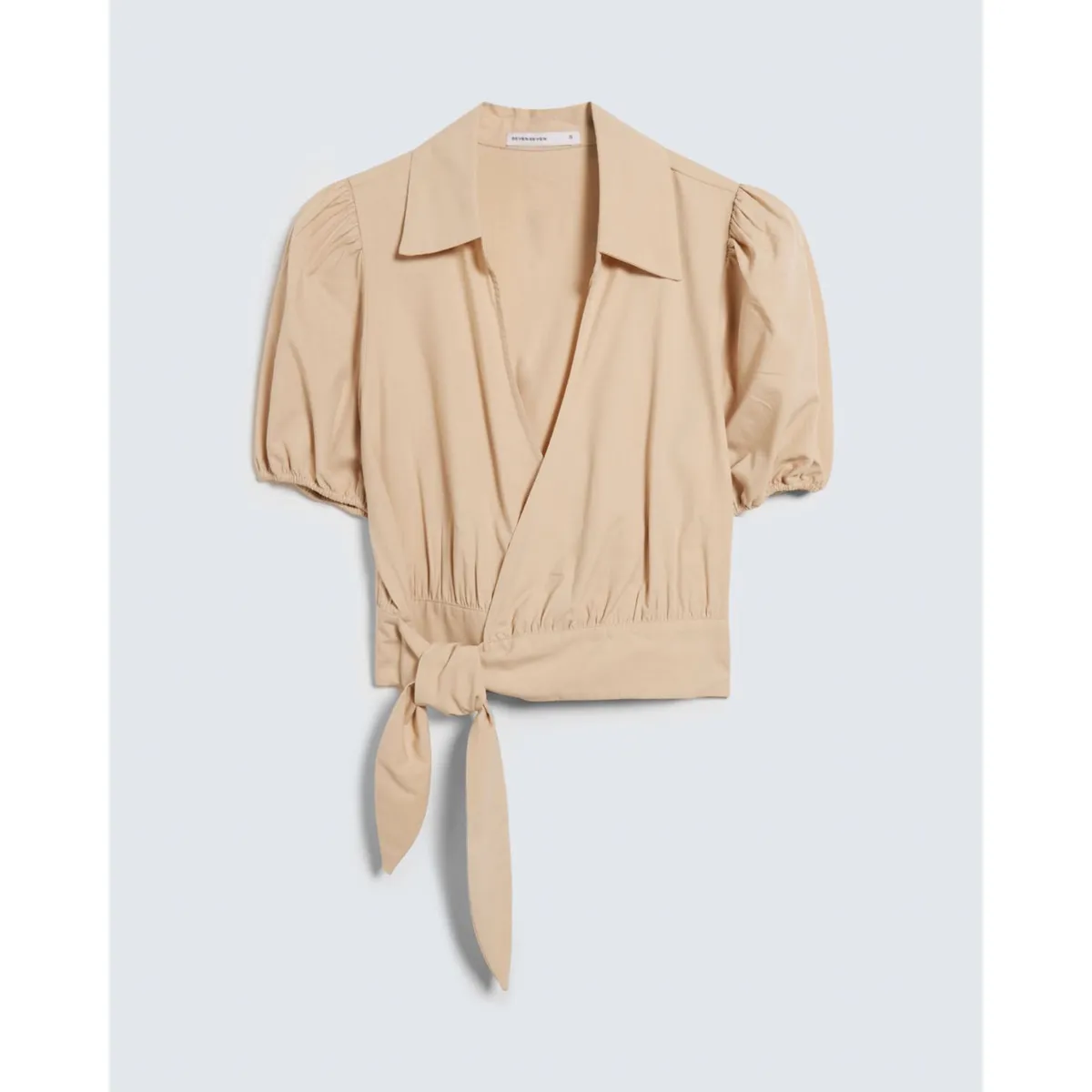 SEVEN SEVEN - Blusa Para Mujer Manga Corta Color Beige Marca Seven Seven #28123945