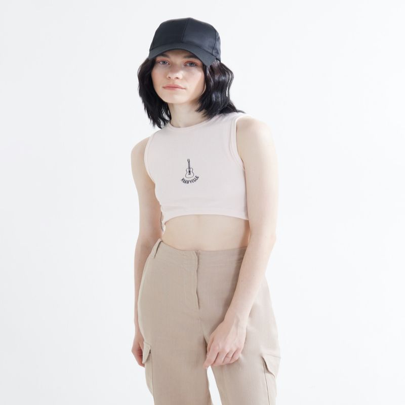 SEVEN SEVEN - Crop Top Para Mujer Manga Sisa Color Curuba Marca Seven Seven #28095661