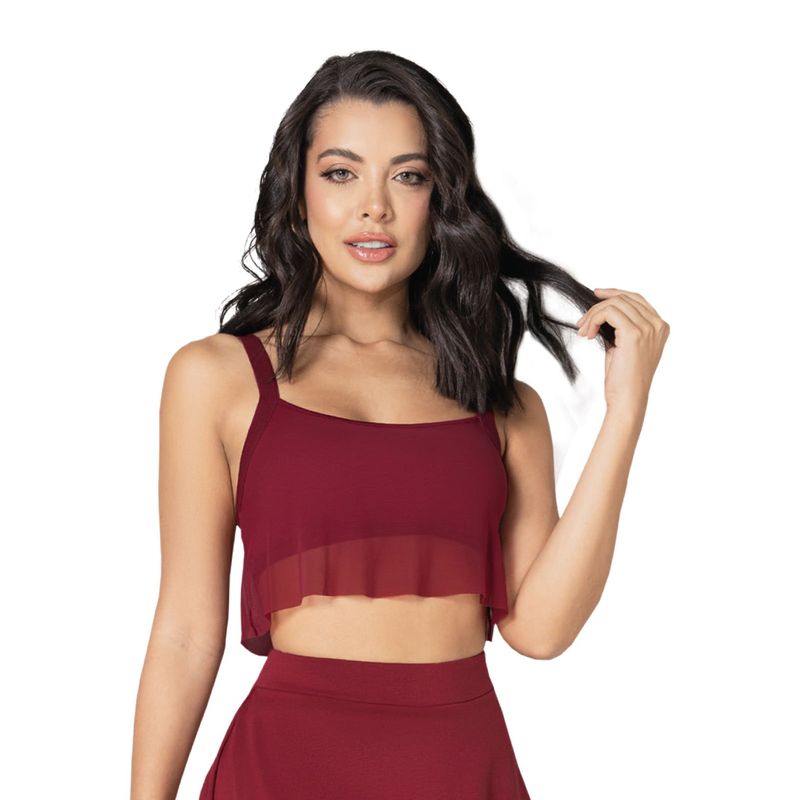FORMAS INTIMAS - Top Mujer Rojo Fi 3622