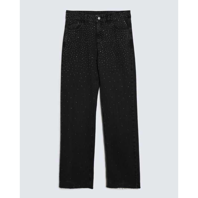 SEVEN SEVEN - Jean Para Mujer Marca Seven Color Negro En Algodón #2816