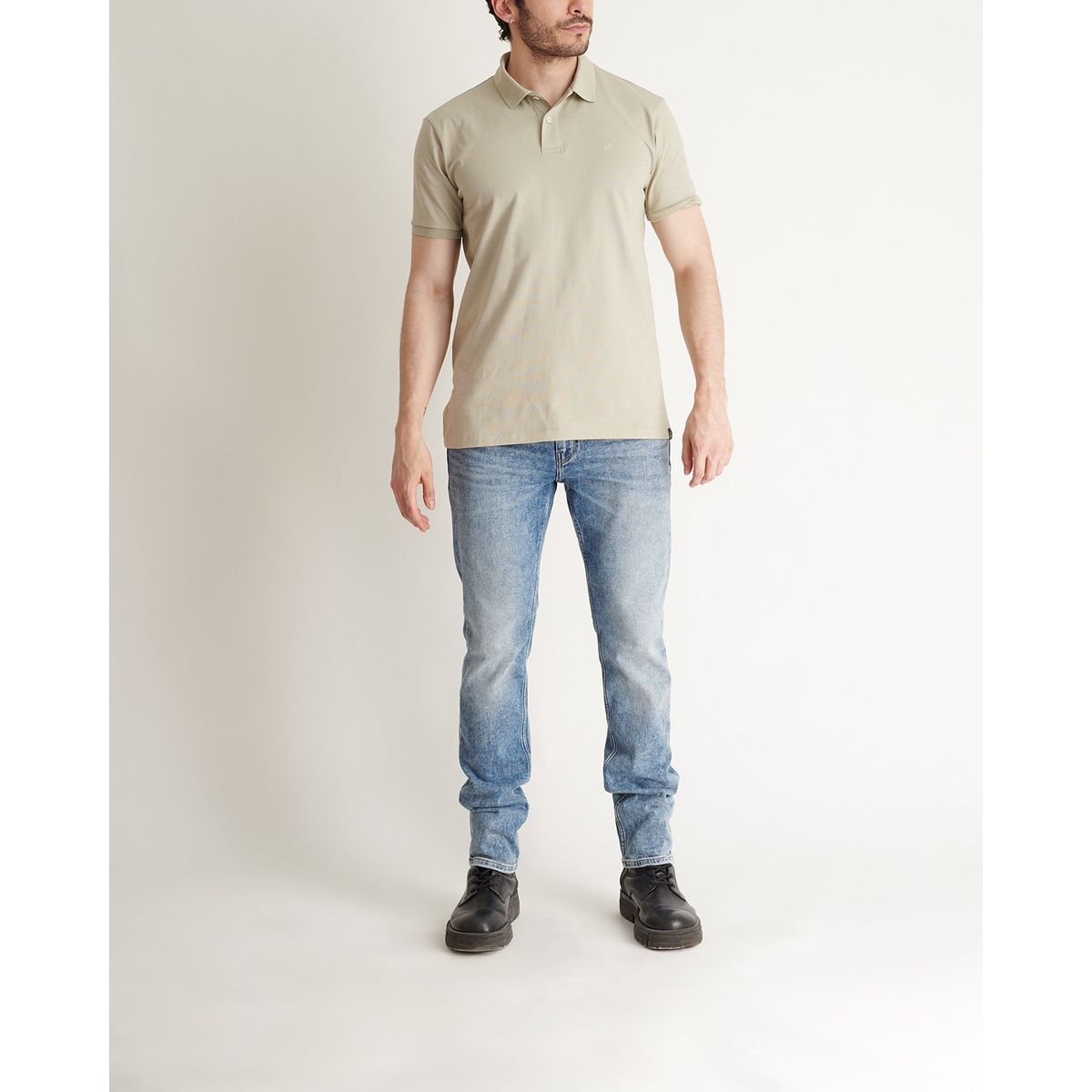 NO DRAMA - Camisa polo NO DRAMA Verde MNHPPOLOVERD