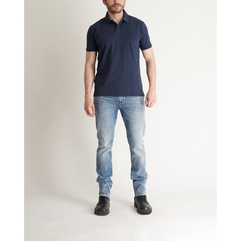 NO DRAMA - Camisa polo NO DRAMA Azul MNHPPOLOAZUO