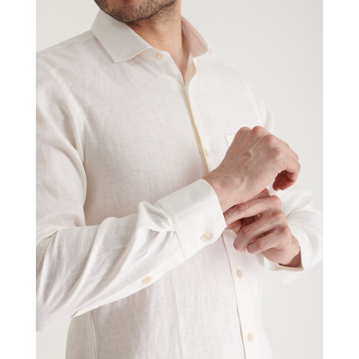 VOIE - Camisa gabo VOIE Blanco CAMISAGABOWHIT