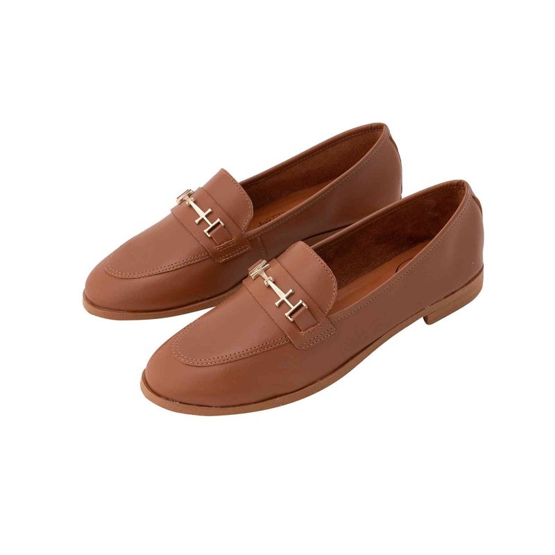 MARIO HERNANDEZ - Mocasín Loafer Gardenia Café Julia