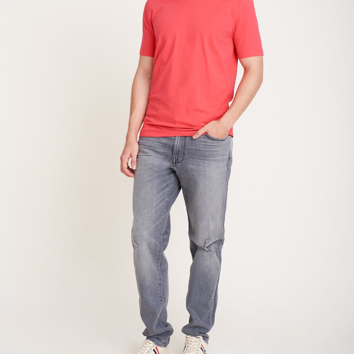 NO DRAMA - Camiseta cuello v NO DRAMA Rojo CAMICUEVROJ