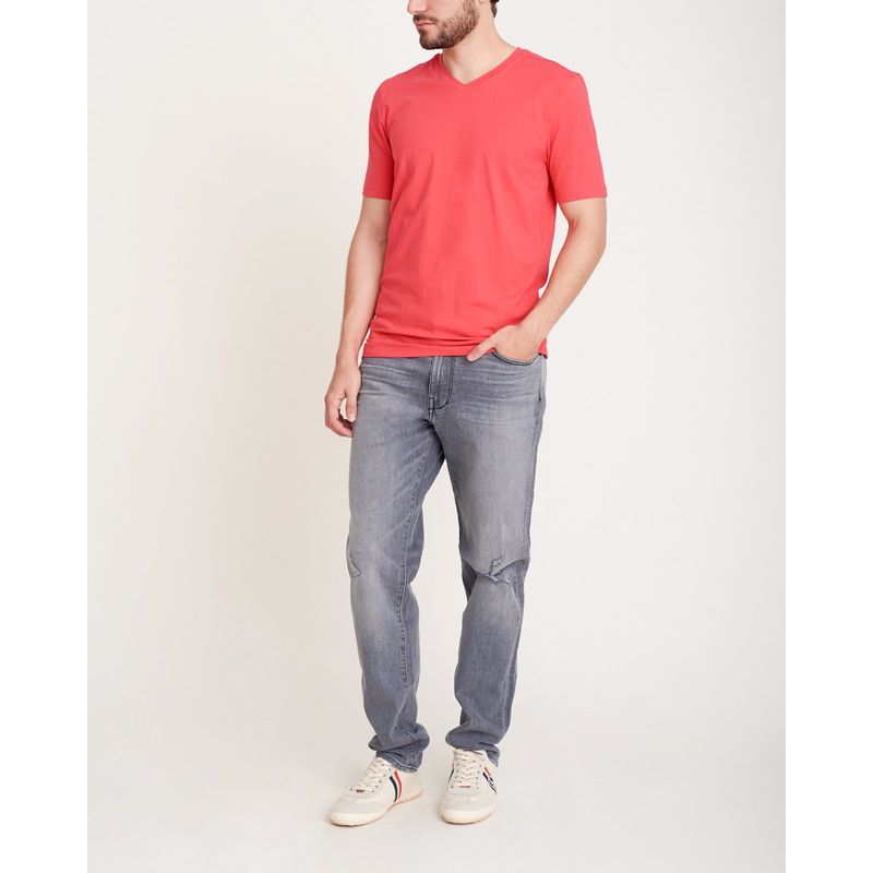 NO DRAMA - Camiseta cuello v NO DRAMA Rojo CAMICUEVROJ