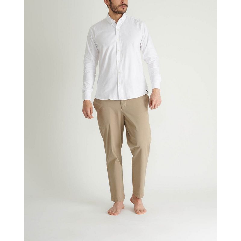 NO DRAMA - Camisa oxford NO DRAMA Blanco CAMNHCOXFORDWHI