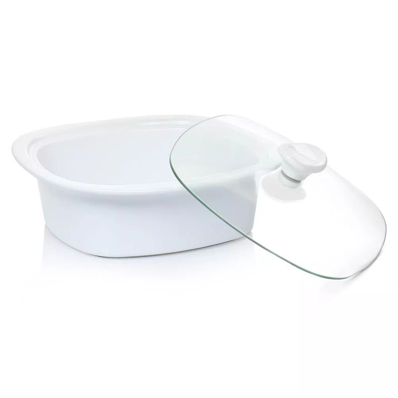GIBSON - CACEROLA GRACIOUS DINING DE 19 QT CON TAPA - BLANCO
