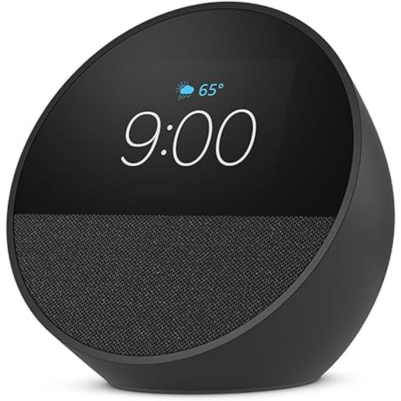 AMAZON - Amazon Echo Spot Bocina Despertador Inteligente 2024 Alexa Color Negro