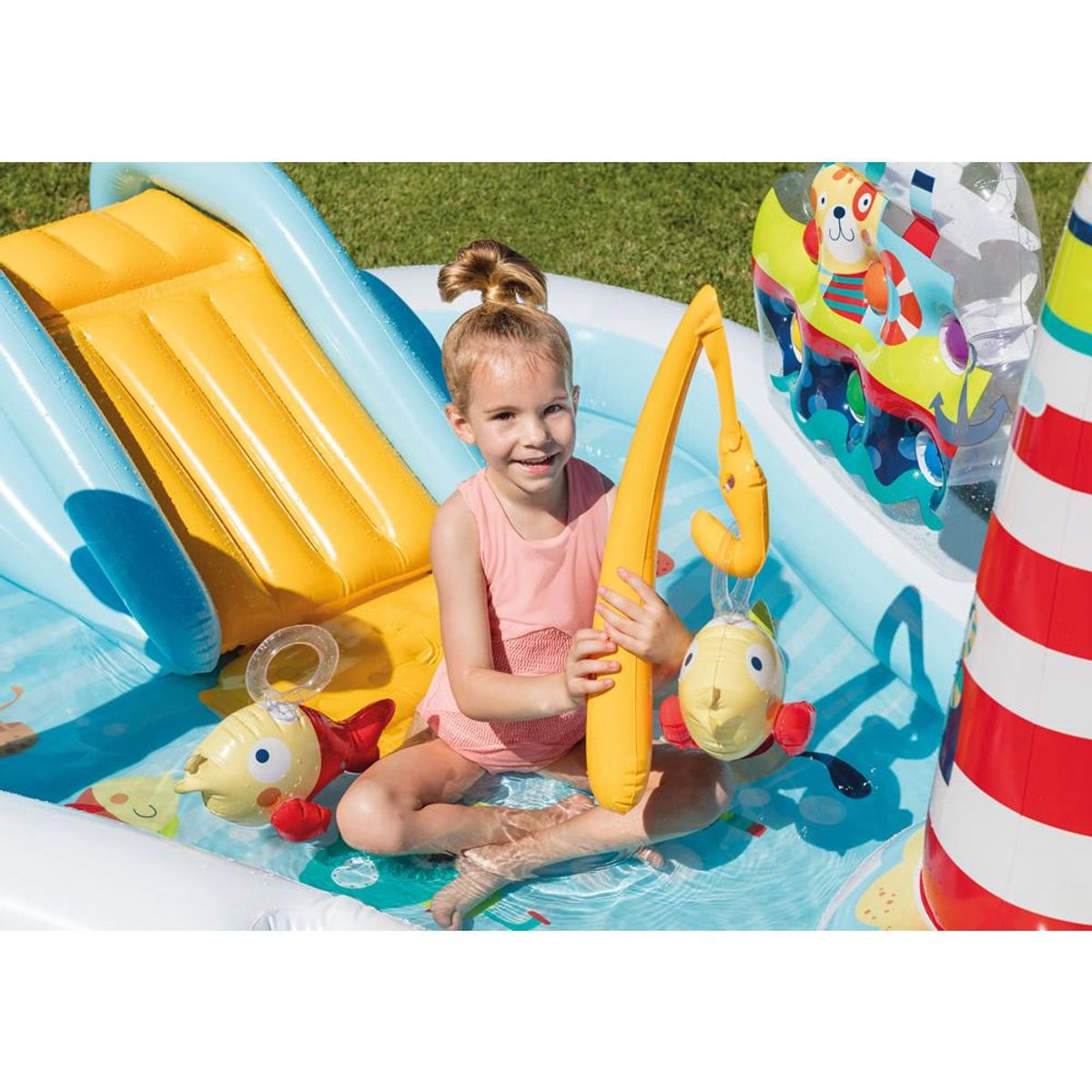 INTEX - Juego centro de actividades Tobogán Playcenter Intex