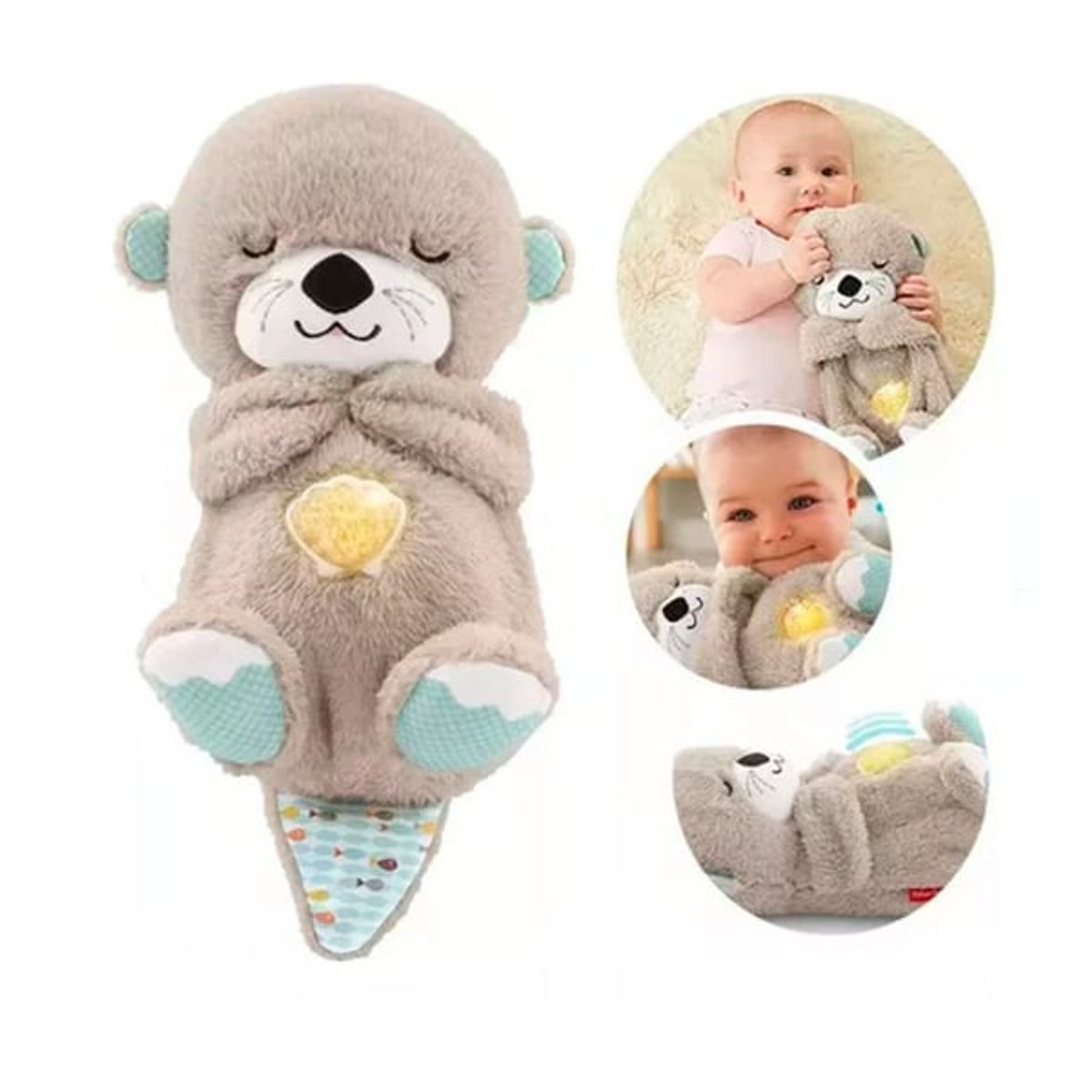 GENERICO - NUTRIA DE PELUCHE MUSICAL PARA BEBE