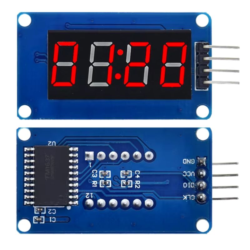 GENERICO - Pantalla Led 7 segmentos TM1637 4 Bits Para Arduino 036