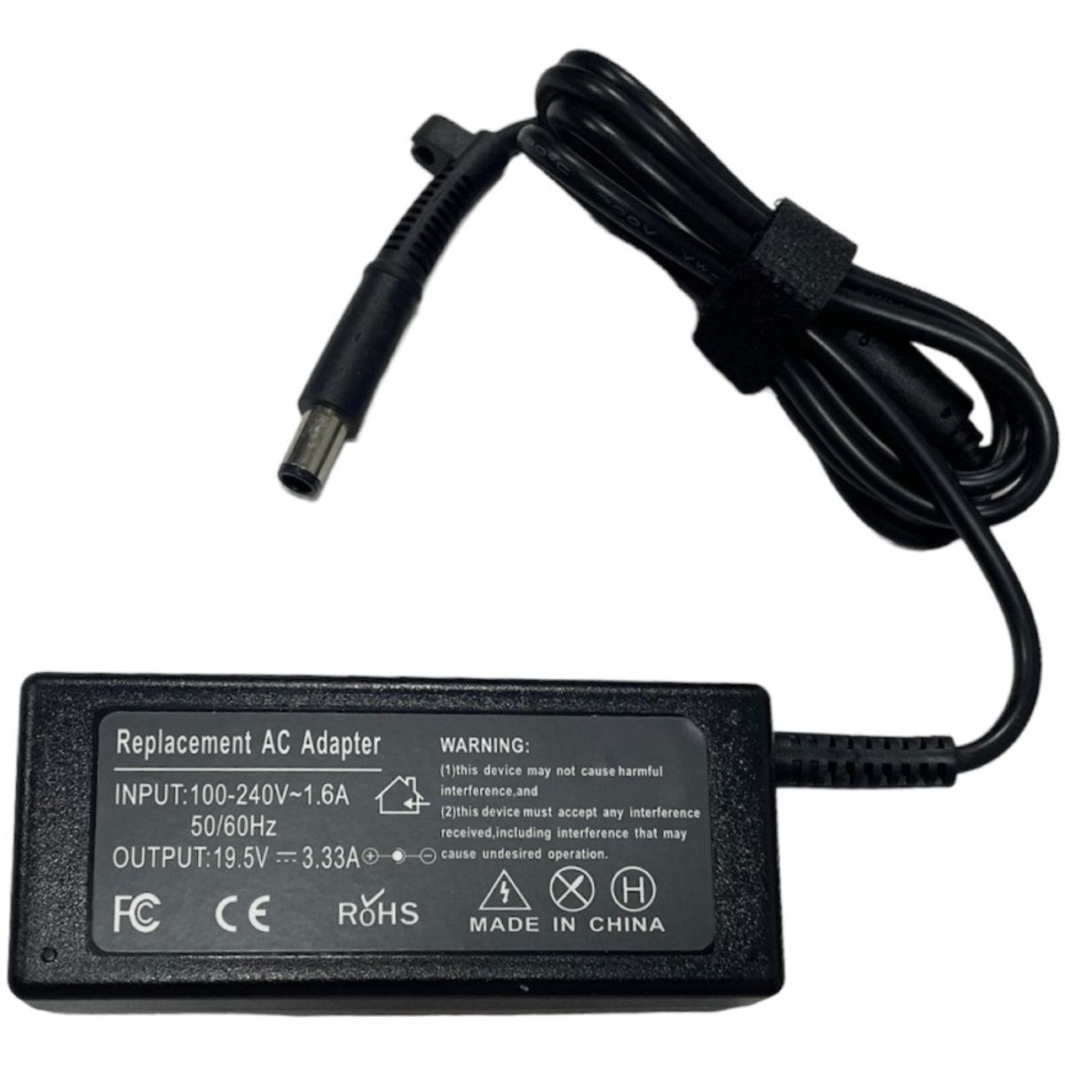 GENERICO - Cargador Para Hp Punta Aguja 195v 333a 65w 74x50mm