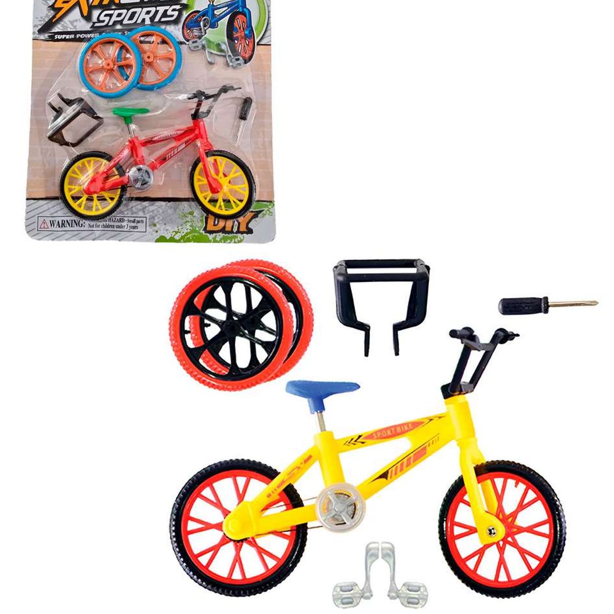 GENERICO - Bicicleta Juguete Armable Niños Interactivo Personalizable