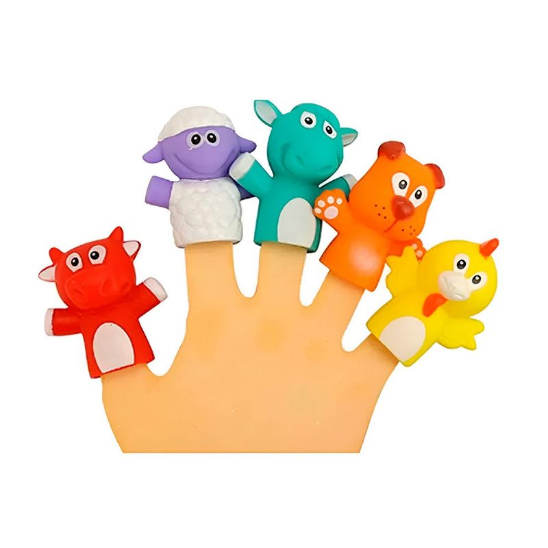 GENERICO - Titere Marionetas Dedos Animales Granja Juguete Niños Color