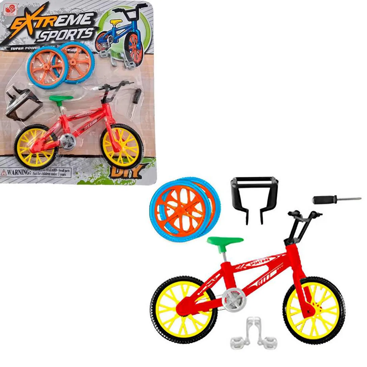 GENERICO - Bicicleta Juguete Armable Niños Interactivo Personalizable