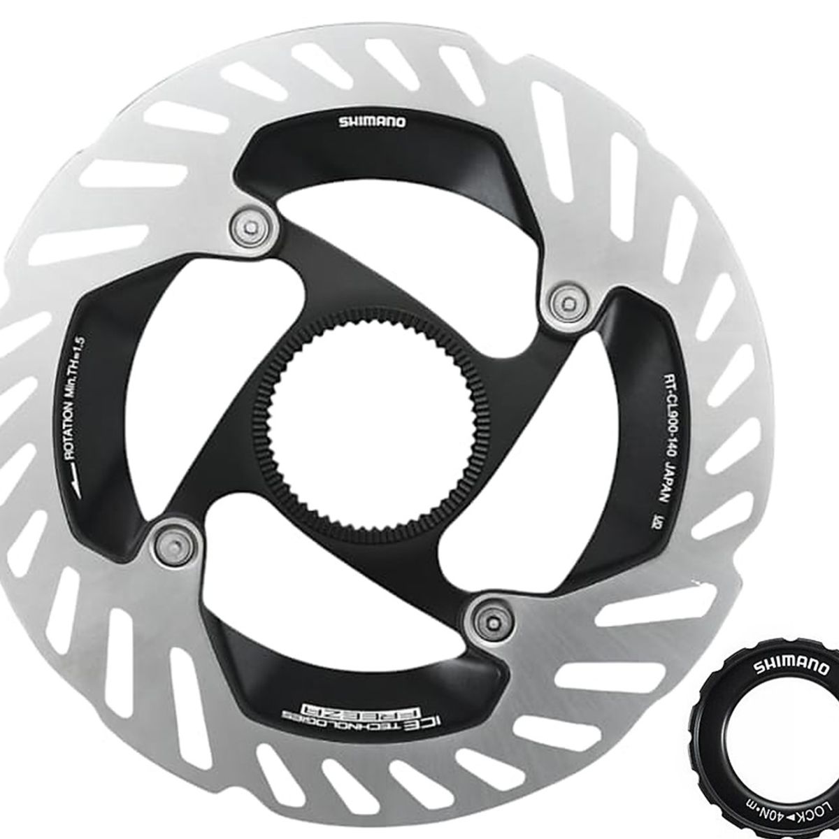 SHIMANO - Disco Rotor Shimano Cl900 140mm Freno Center Lock