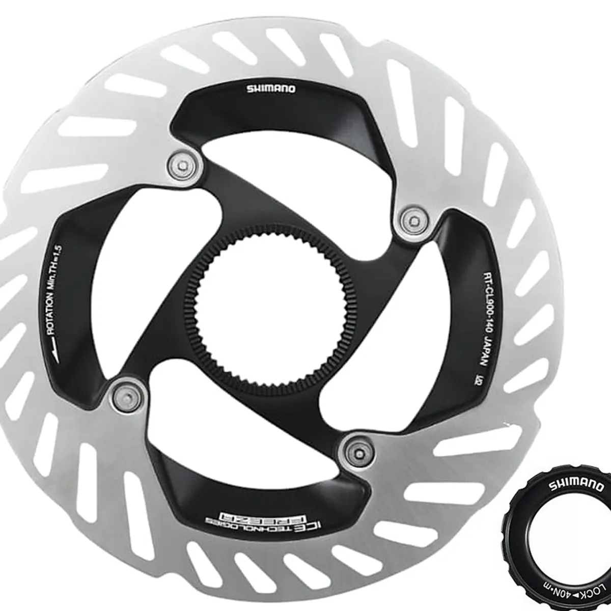 SHIMANO - Disco Rotor Shimano Cl900 140mm Freno Center Lock