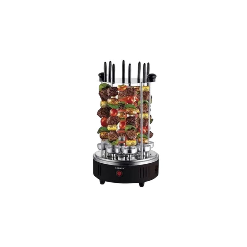 INFANTILES CAJUROMIX - Parrilla Electrica Giratoria De Brochetas
