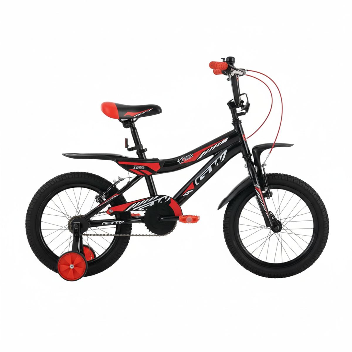 GW - Bicicleta para niños rin 16 Gw TXT-650 Negro-Rojo