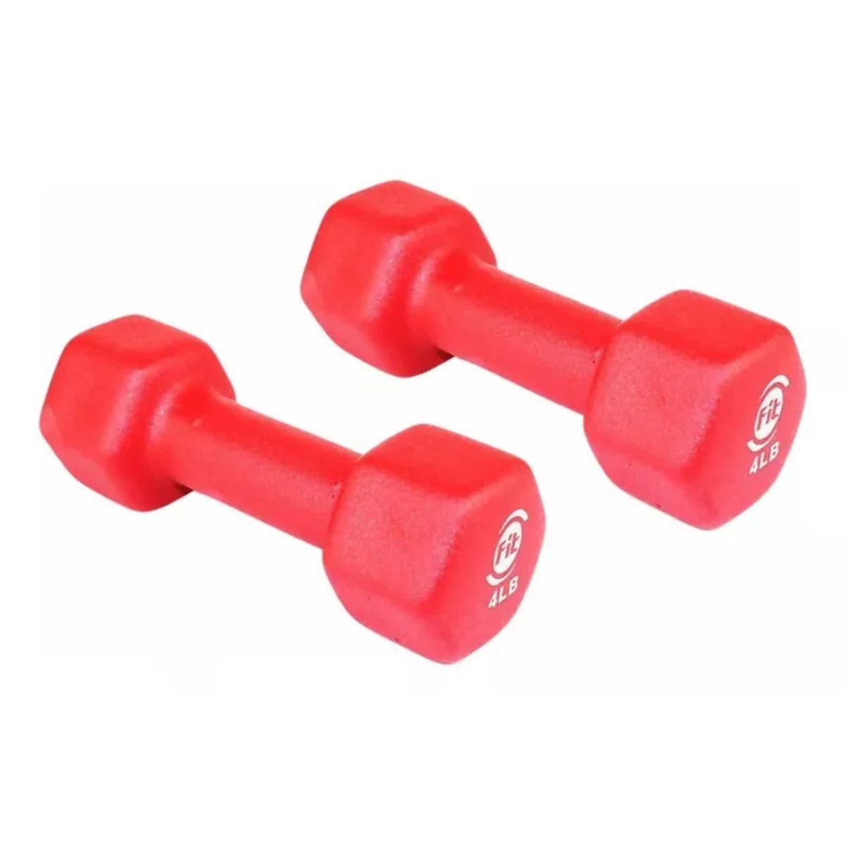 SPORT FITNESS - Par Mancuerna Neopreno 4 Lb Roja Sportfitness