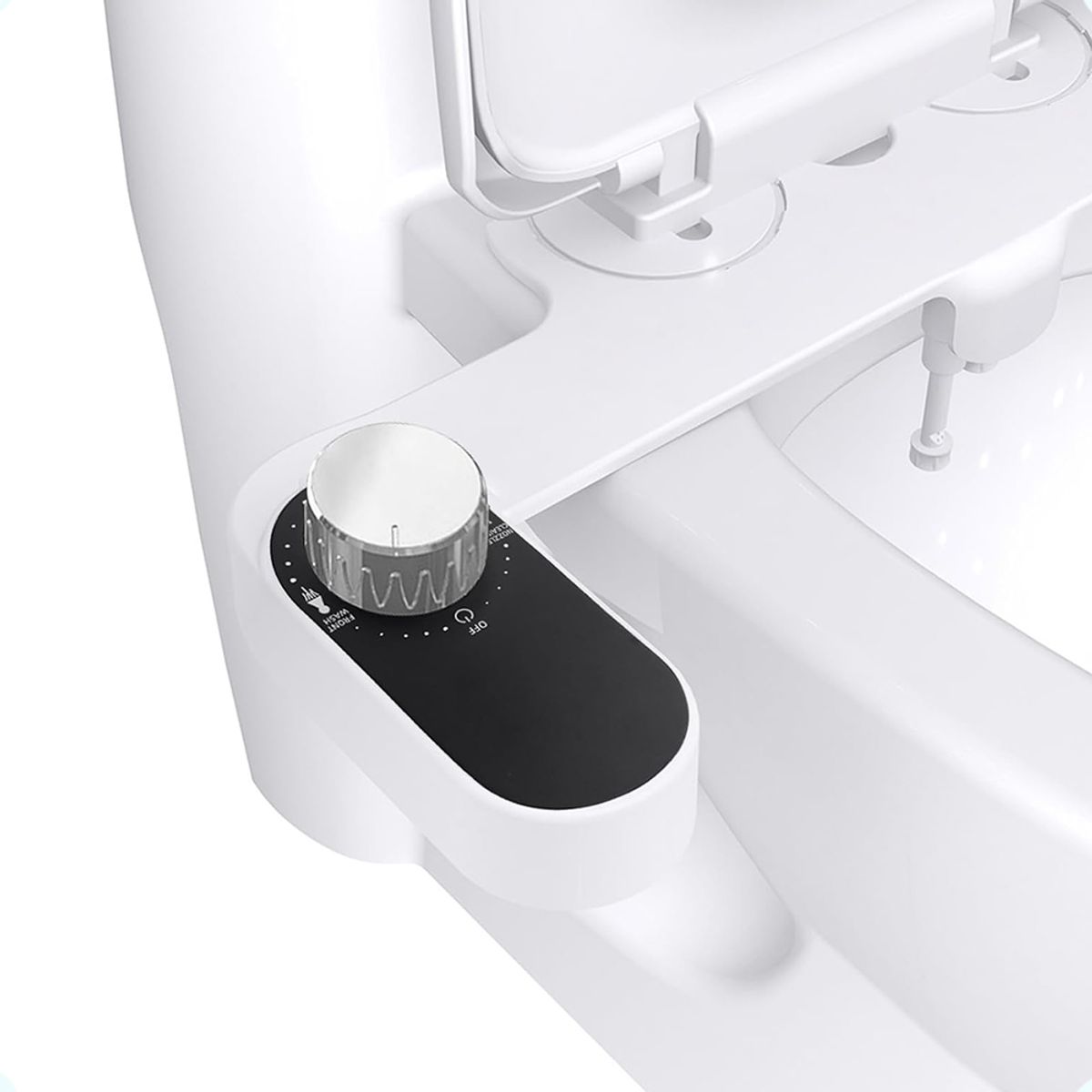 BIDETCO - Bide Ultradelgado Elegante Para Inodoro Boquilla Doble Bidet