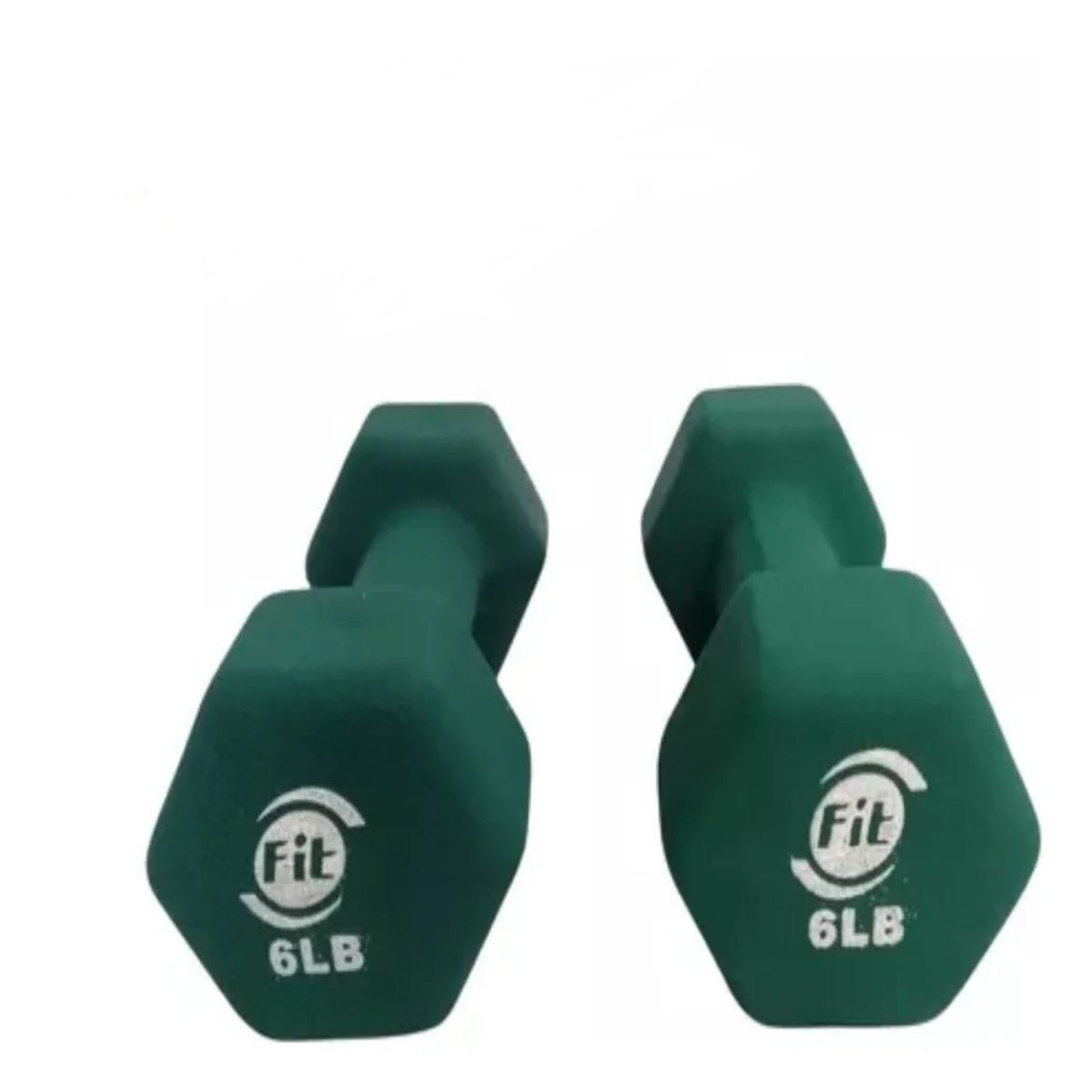 SPORT FITNESS - Par Mancuerna Neopreno 6 Lb Verde Sportfitness