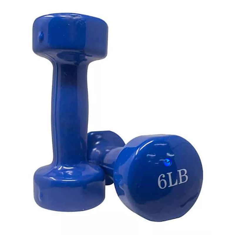 SPORTFITNESS - Par Pesa Mancuerna Vinilo 6 Lb Azul Sportfitness