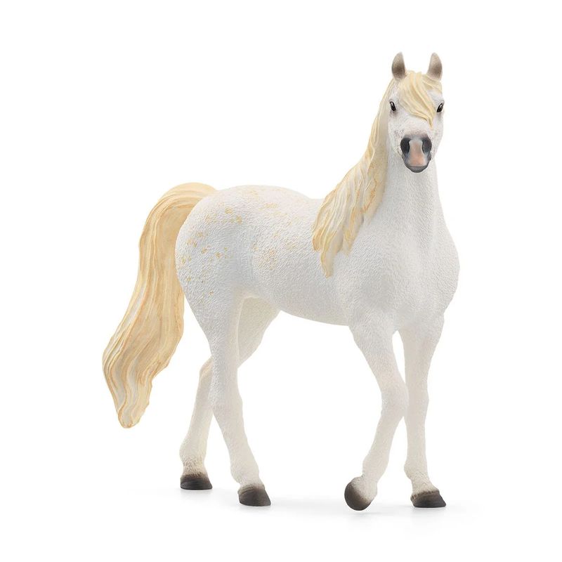 JUGANDO Y EDUCANDO - Figura Coleccionable Yegua Árabe Pintada A Mano Schleich