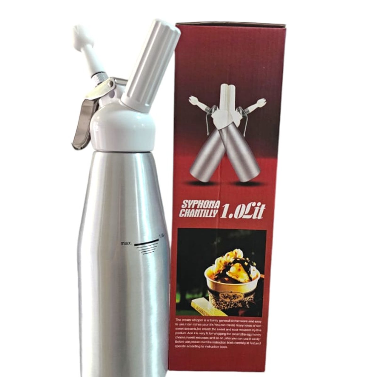 GENERICO - Chantillera dispensador de Chantilly 1 litro