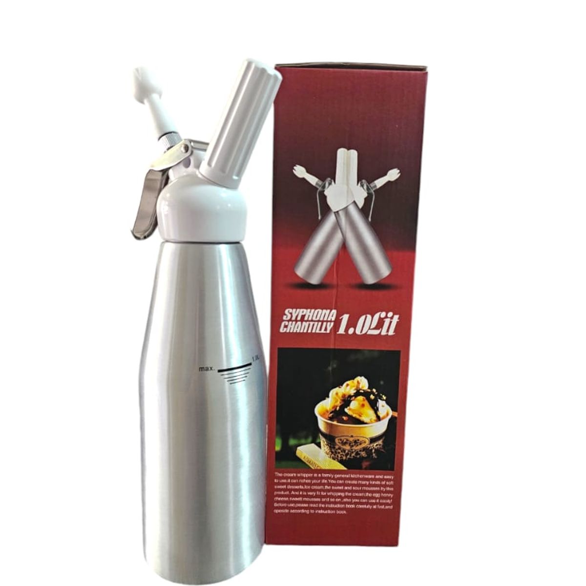 GENERICO - Chantillera dispensador de Chantilly 1 litro