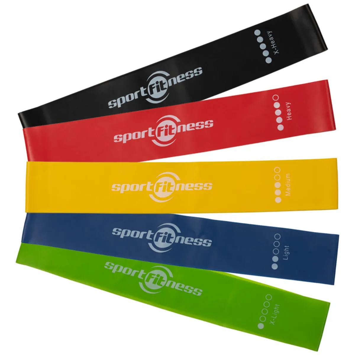 SPORT FITNESS - Set De Bandas Elasticas 5 Sportfitness