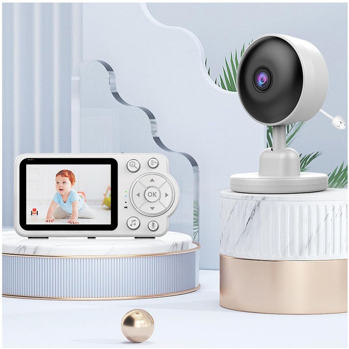 ONE PIXEL - Monitor Cámara Bebé Inalámbrico Con Microfono Altavoz WIFI