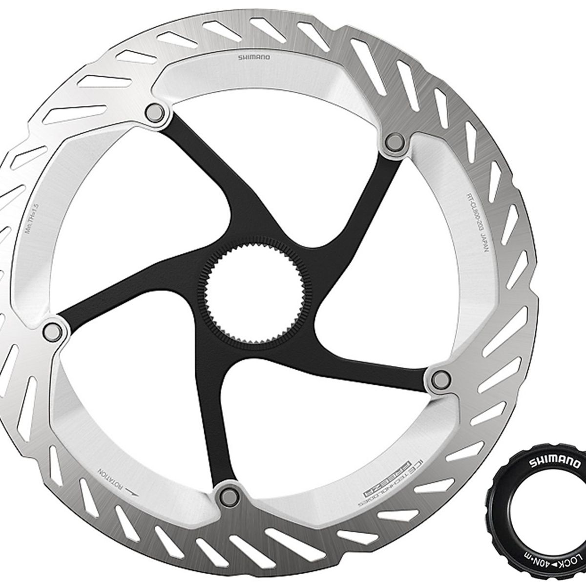 SHIMANO - Disco Rotor Shimano Cl800 203mm Freno Center Lock