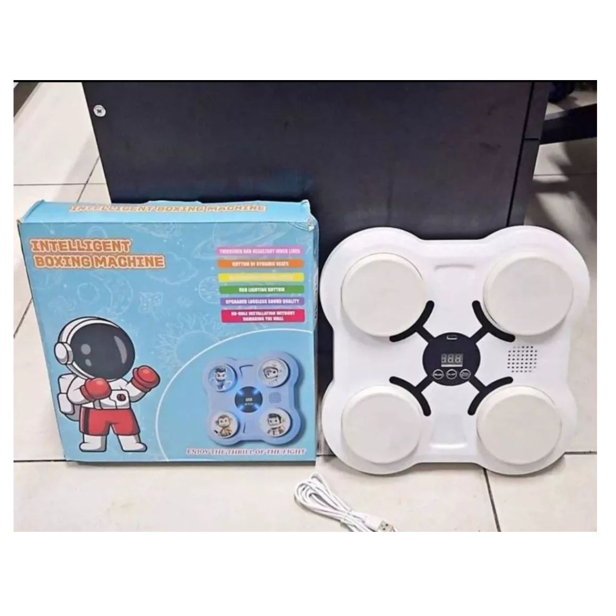 AFM - Máquina De Boxeo Musical Niños Led Diversión