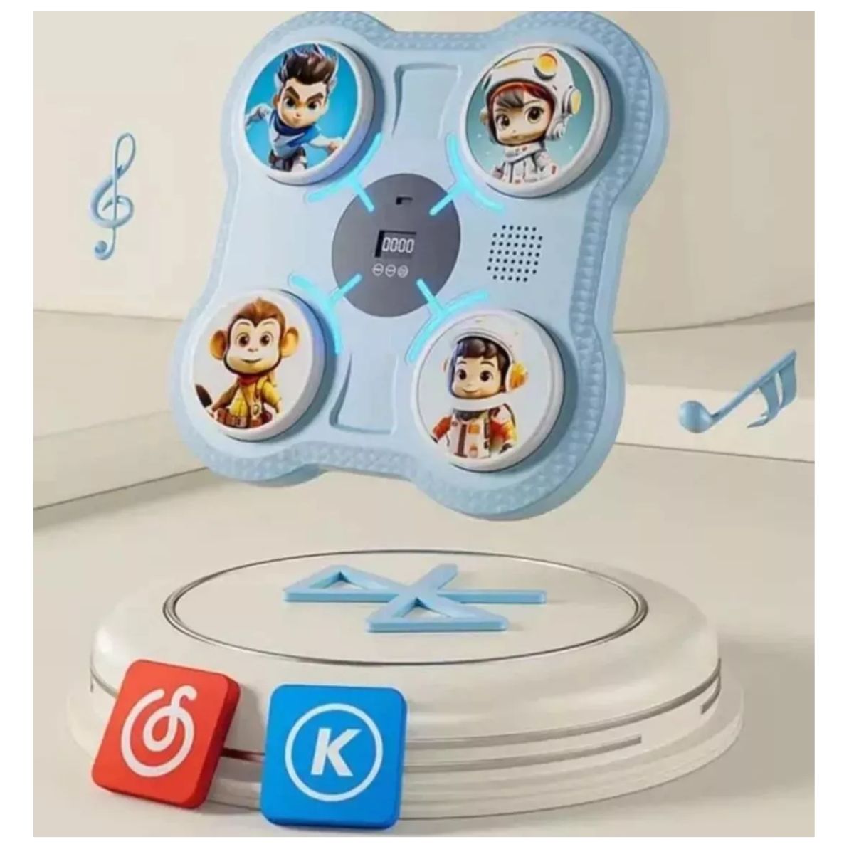 AFM - Máquina De Boxeo Musical Niños Led Diversión